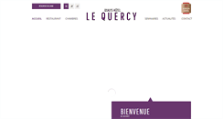 Desktop Screenshot of hotelduquercy.com